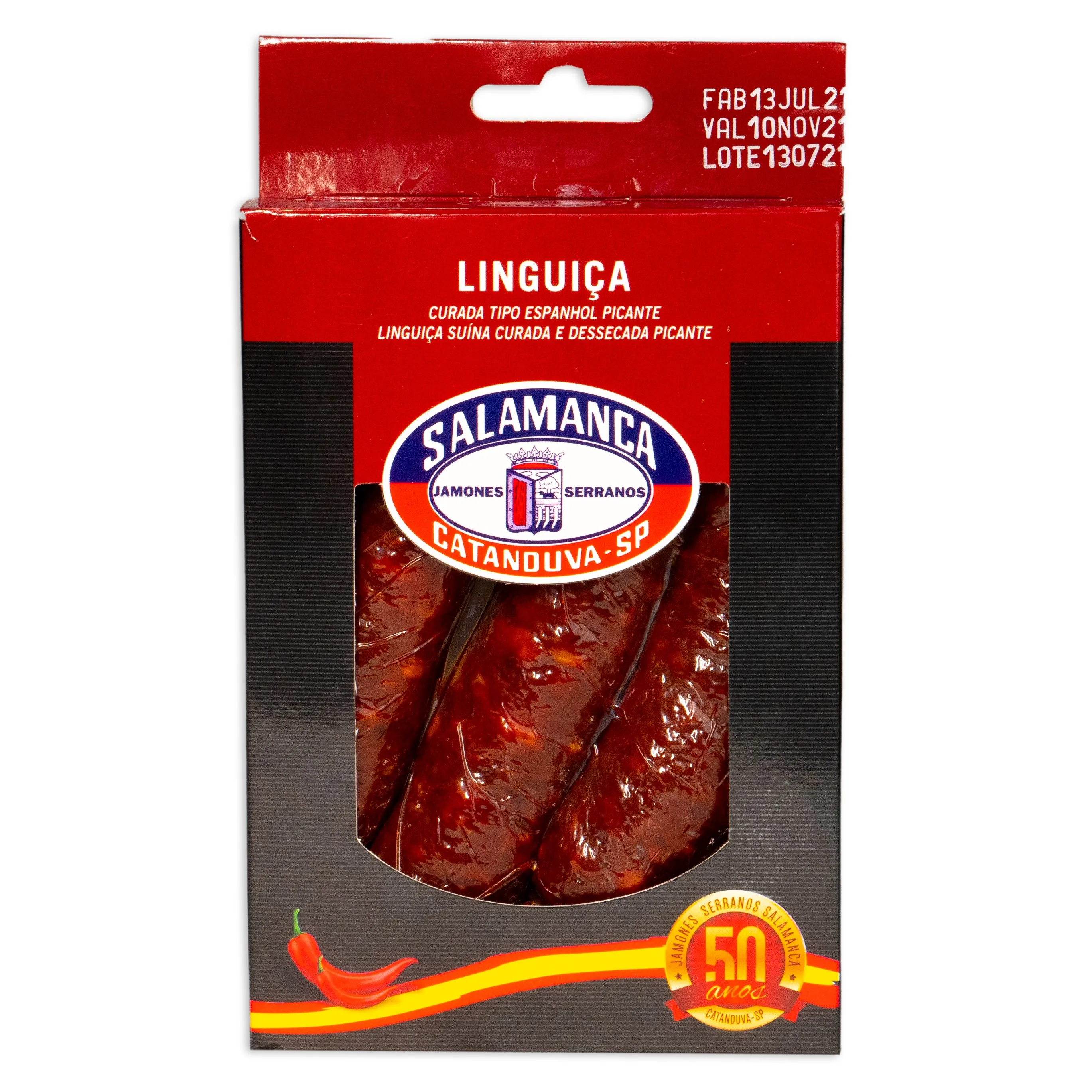 Linguiça Salamanca Tipo Espanhol Picante - 250 gramas